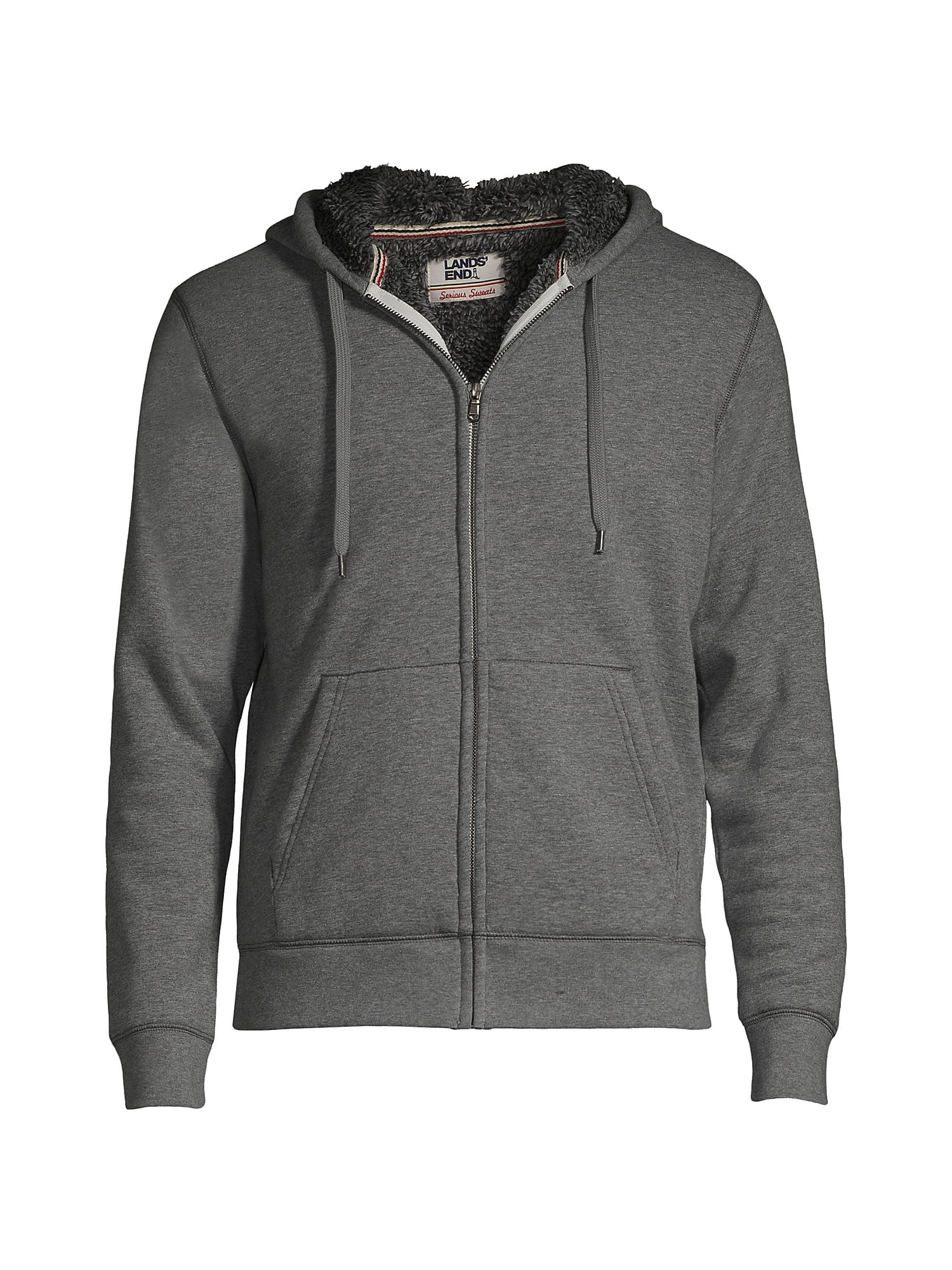 Lands end cheap sherpa lined hoodie