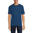 thumbnail image 1 of Lands' End Men's Tall Short Sleeve Super-T Henley, 1 of 3