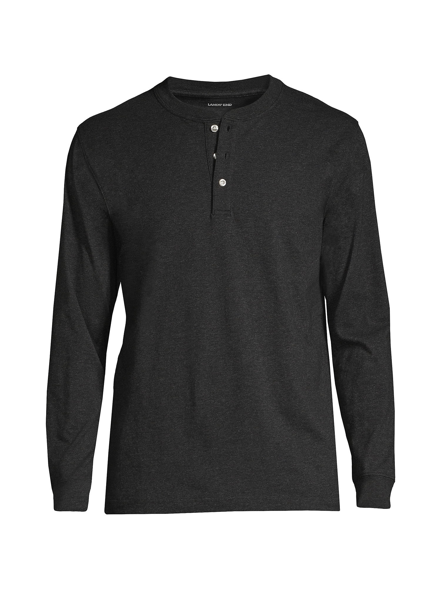 Lands' End Men's Tall SuperT Long Sleeve Henley Shirt