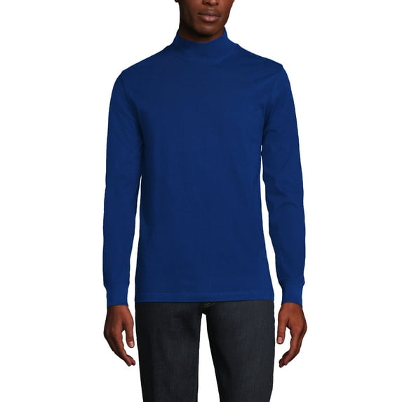 Lands' End Men's Tall Super-T Mock Turtleneck