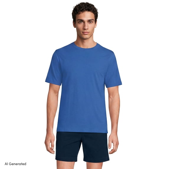 Lands' End Men's Tall Super-T Short Sleeve T-Shirt