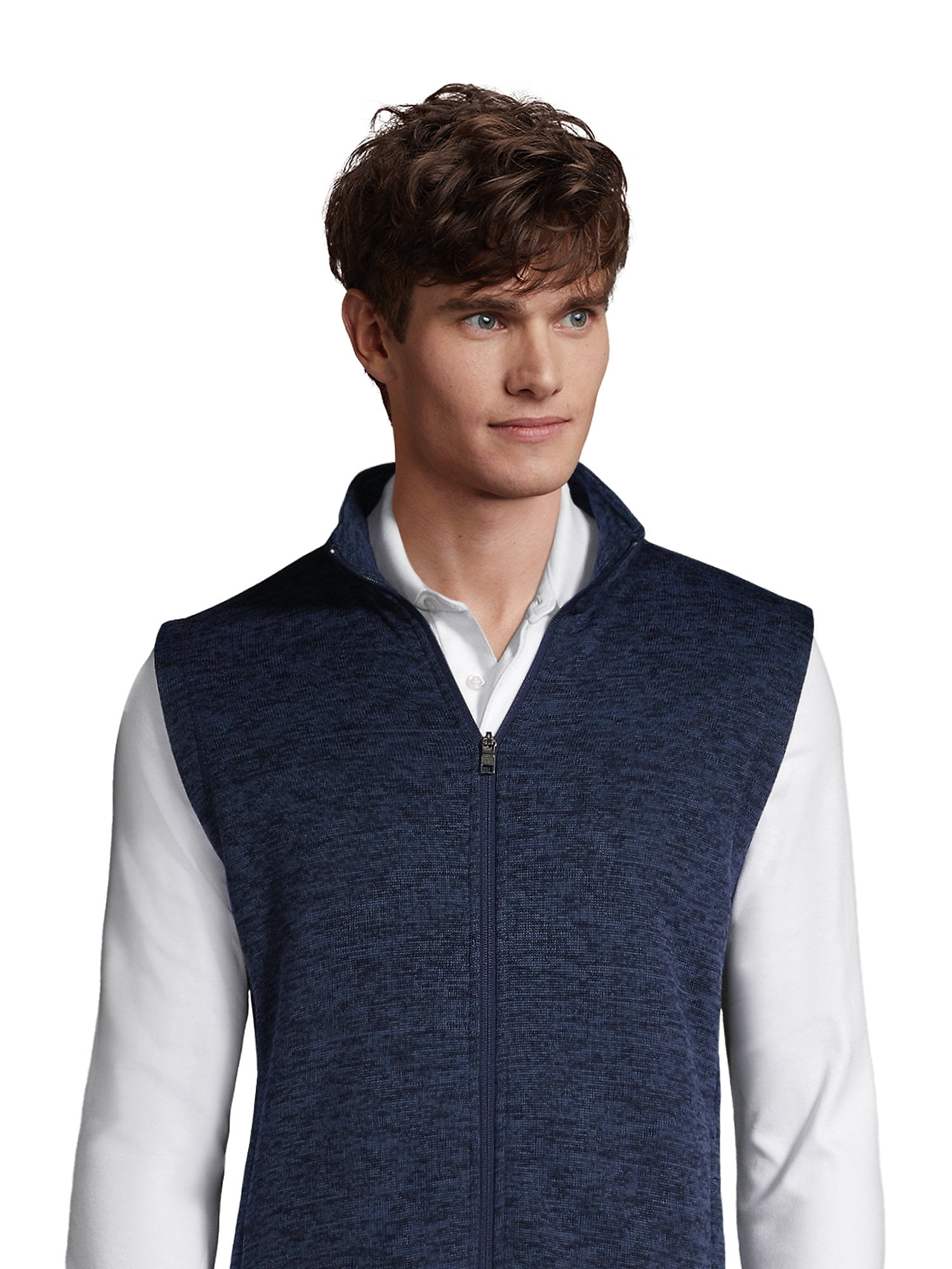 Lands End Men s Tall Sweater Fleece Vest Walmart