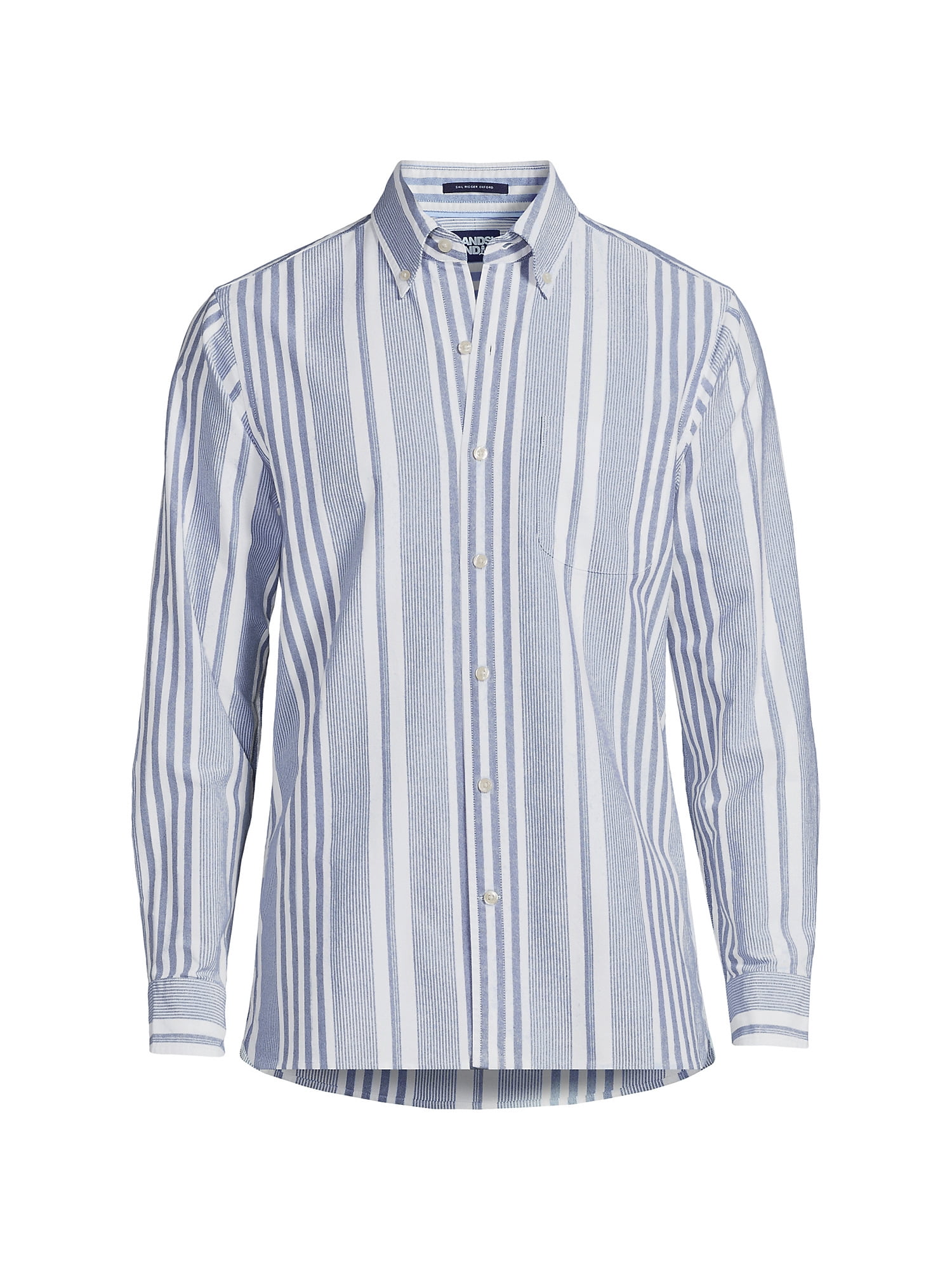 Lands' End Men's Tall Traditional Fit Sail Rigger Oxford Shirt