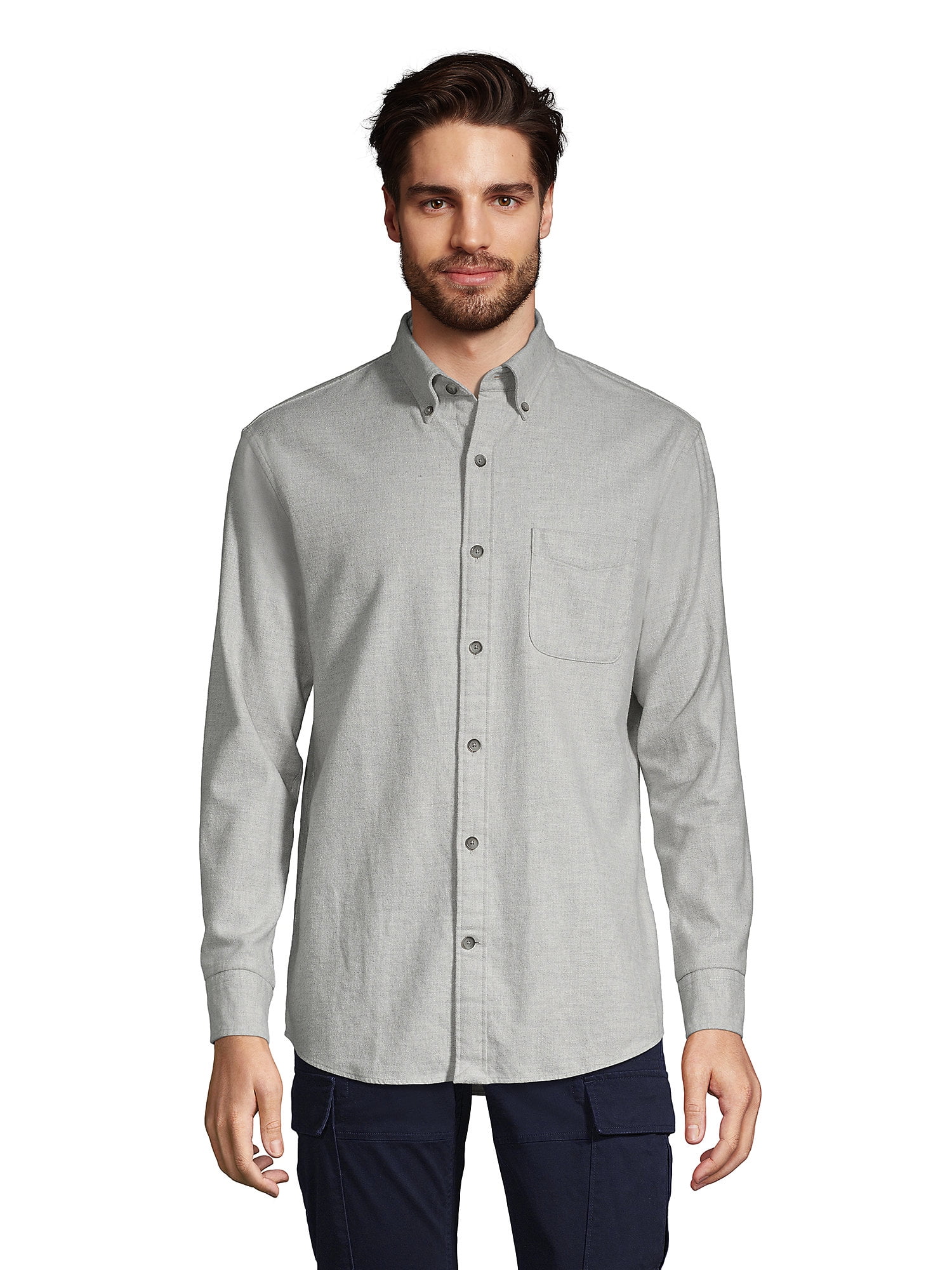 Lands' End Men's Traditional Fit Flagship Flannel Shirt