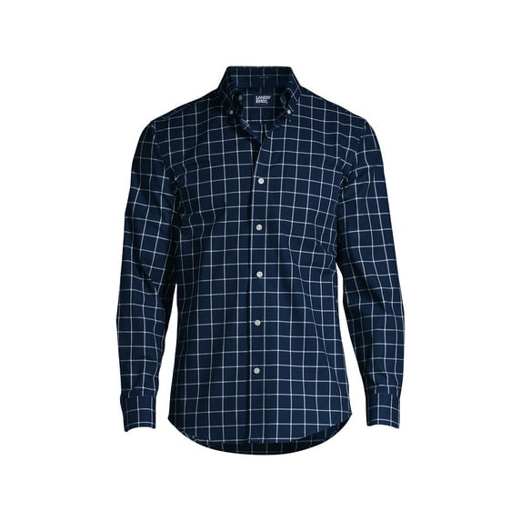 Lands' End Men's Traditional Fit No Iron Twill Shirt
