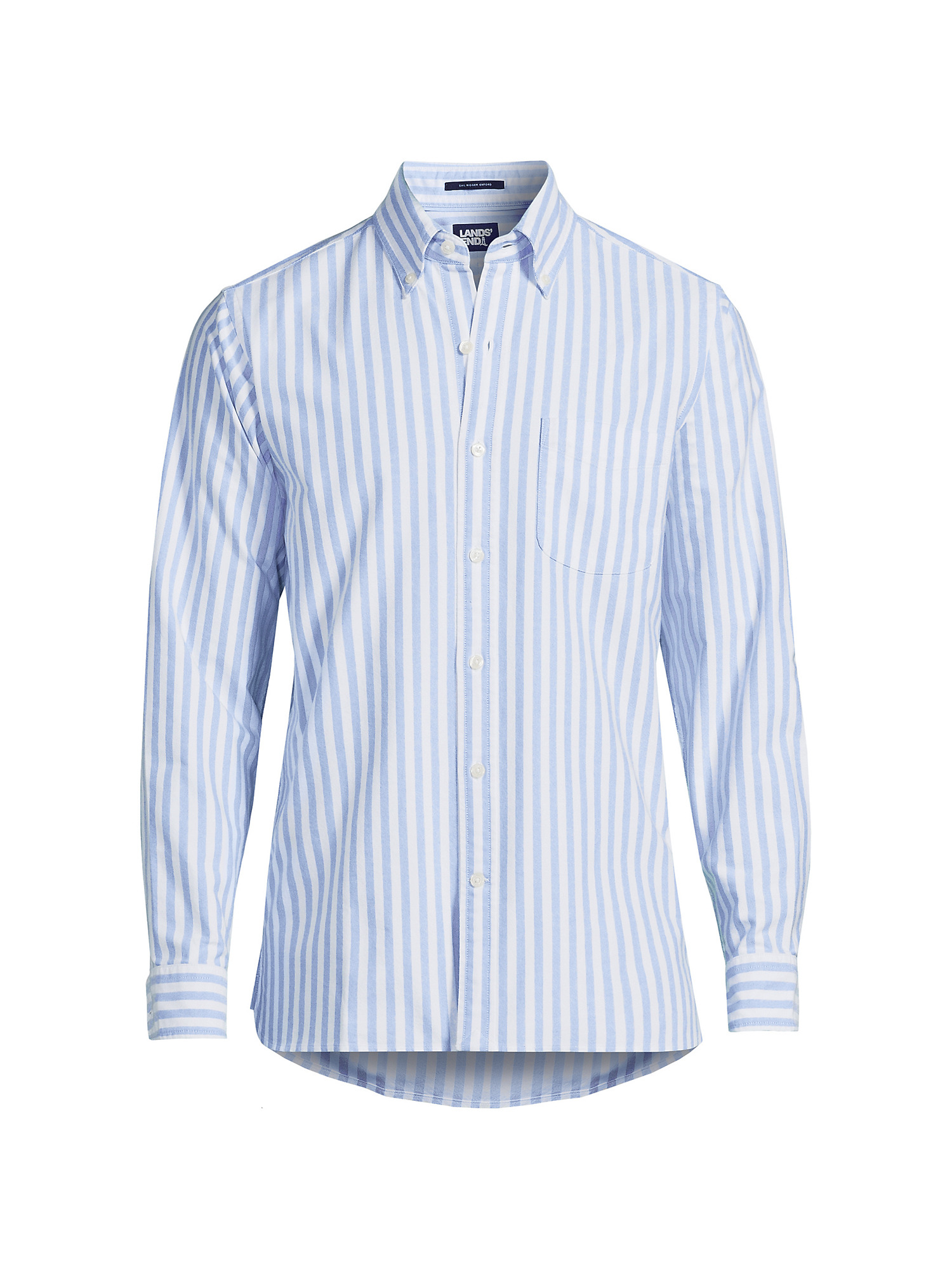Lands' End Men's Traditional Fit Sail Rigger Oxford Shirt