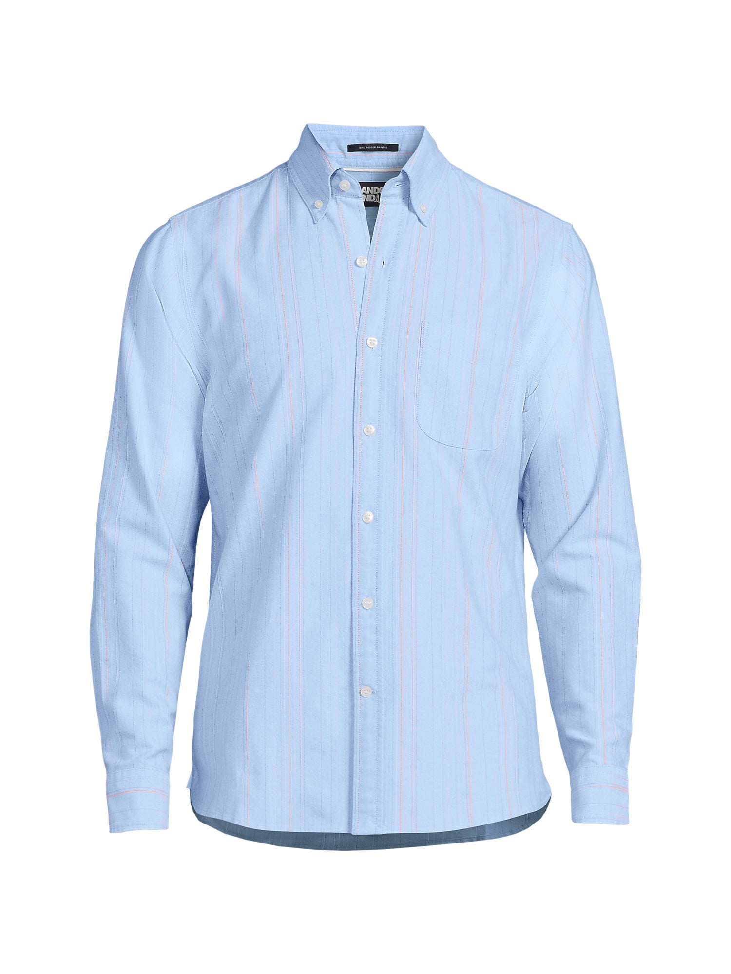 Lands' End Men's Traditional Fit Sail Rigger Oxford Shirt