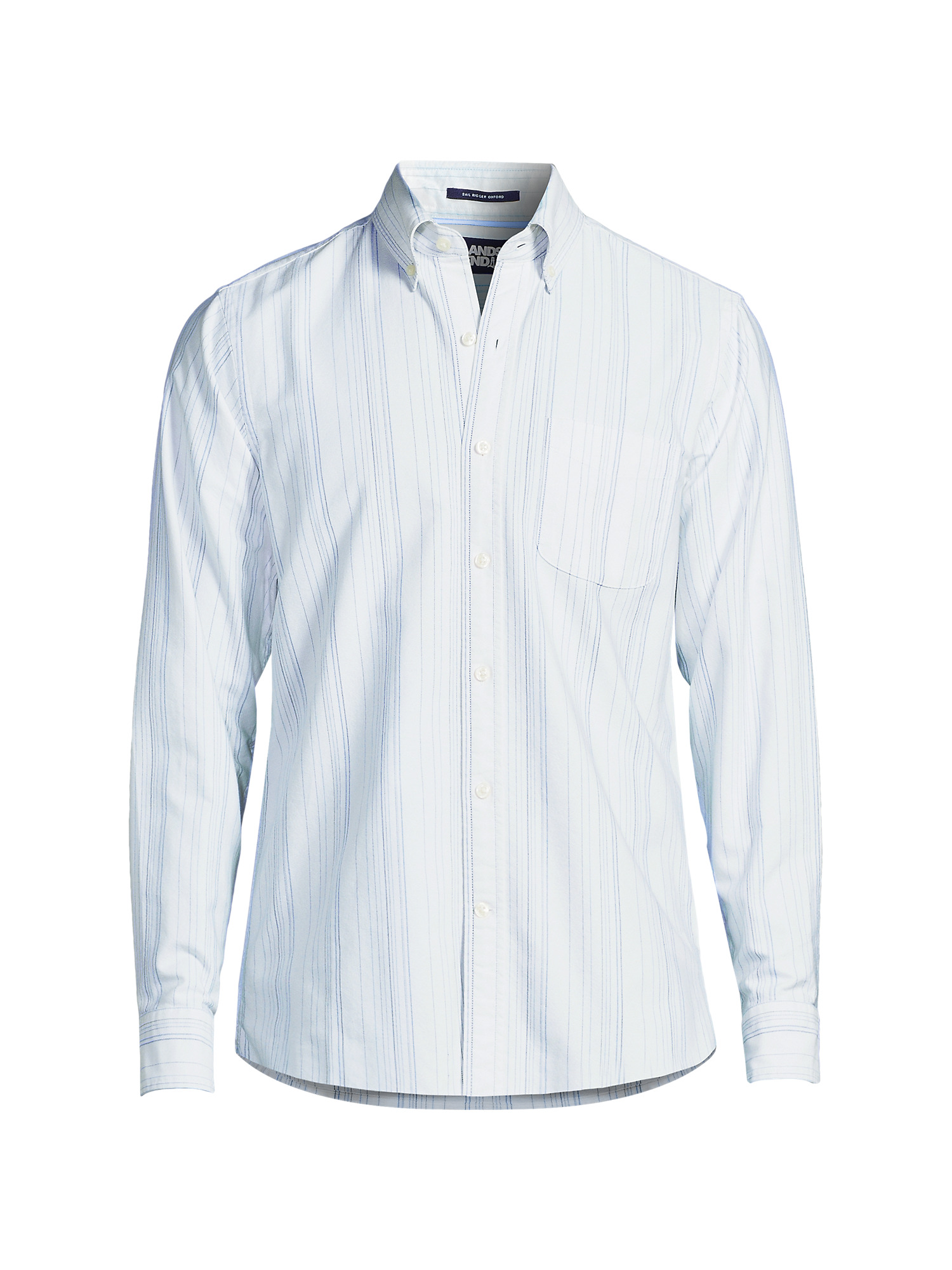 Lands' End Men's Traditional Fit Sail Rigger Oxford Shirt