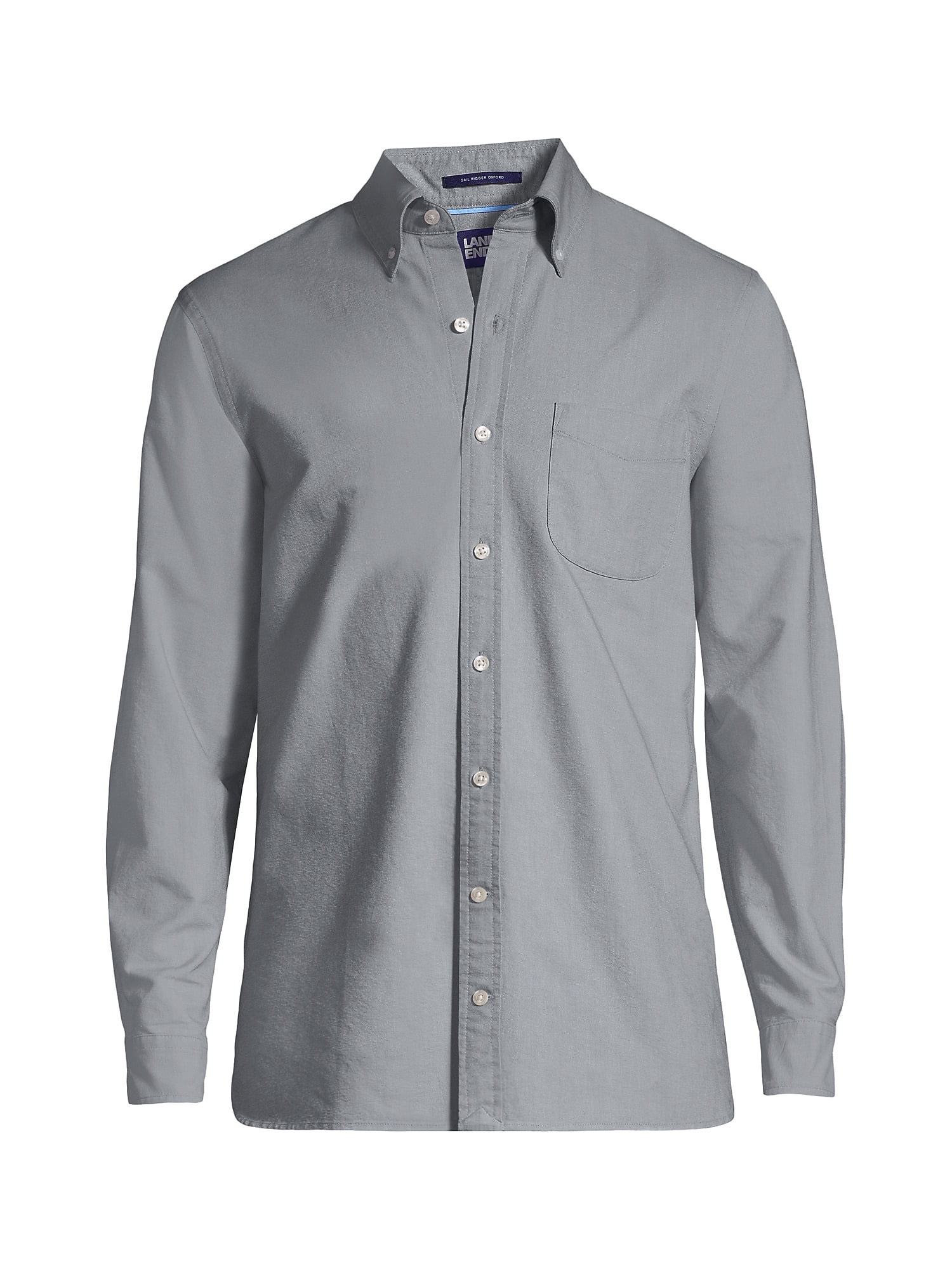 Lands' End Men's Traditional Fit Sail Rigger Oxford Shirt
