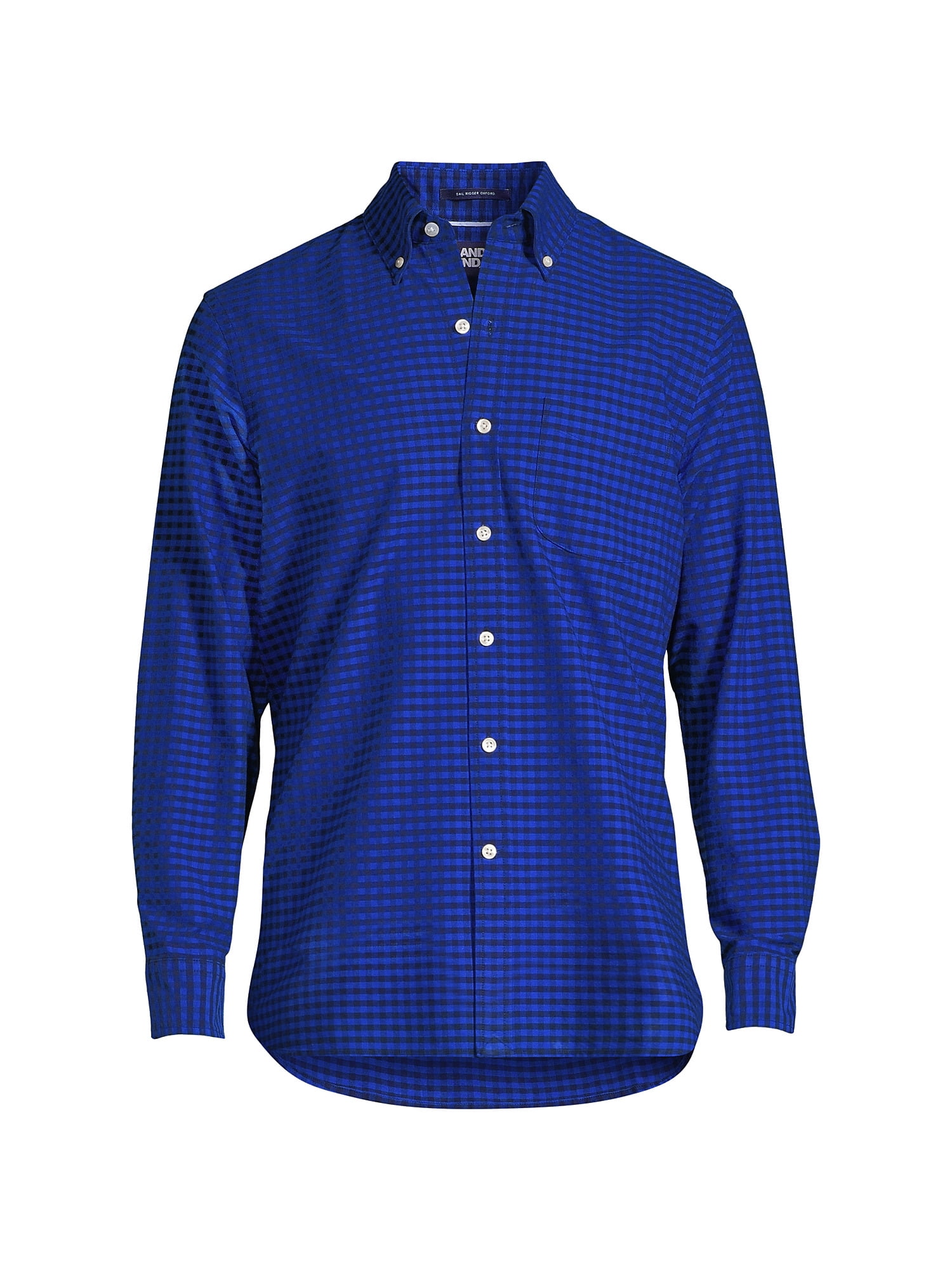 Lands' End Men's Traditional Fit Sail Rigger Oxford Shirt
