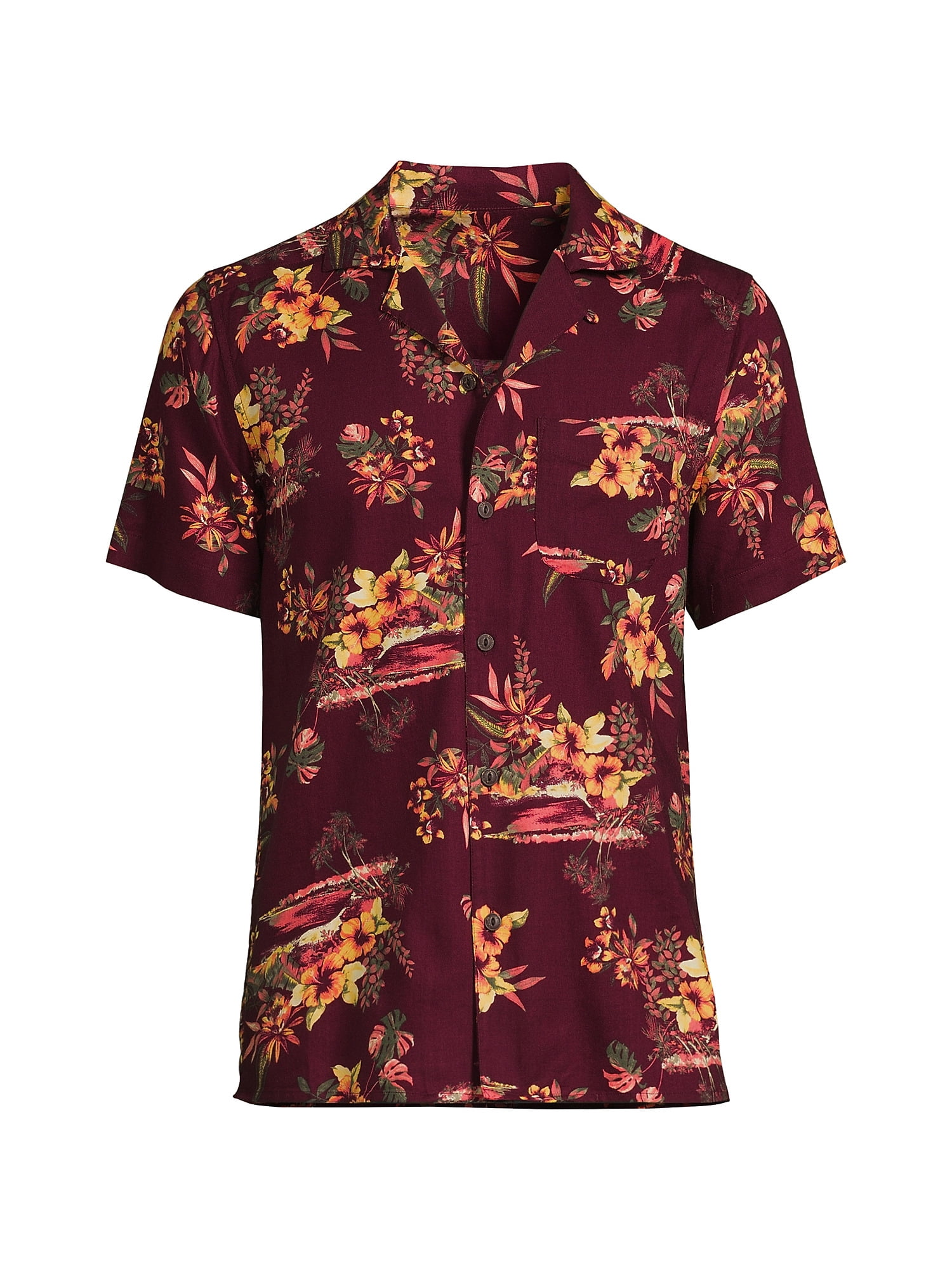 camp collar hawaiian shirt