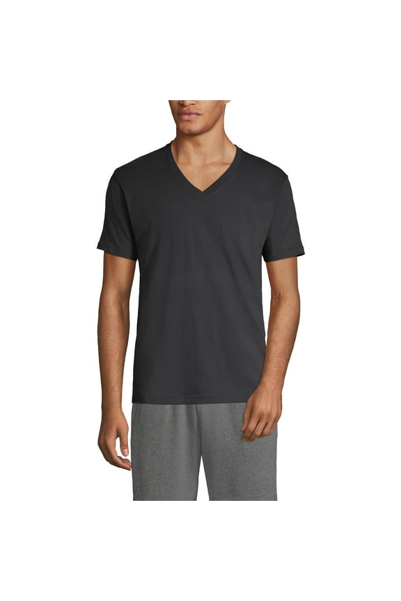 Essentials Men's V-Neck T-Shirt 3 Pack - Premium Cotton Tee, Casual Regular Fit