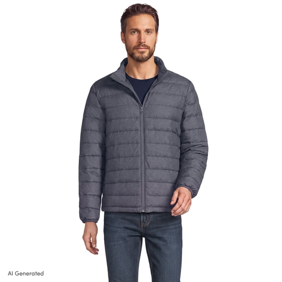 Lands' End Men's Wanderweight Packable Down Jacket