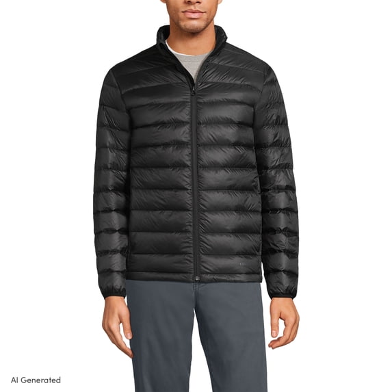 Lands' End Men's Wanderweight Packable Down Jacket