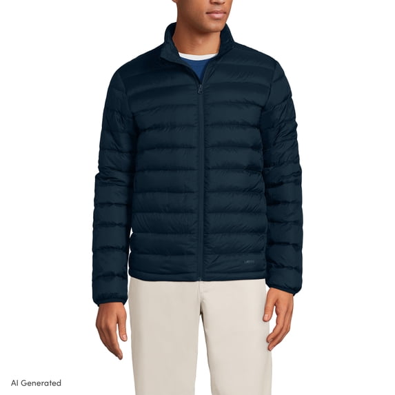 Lands' End Men's Wanderweight Packable Down Jacket