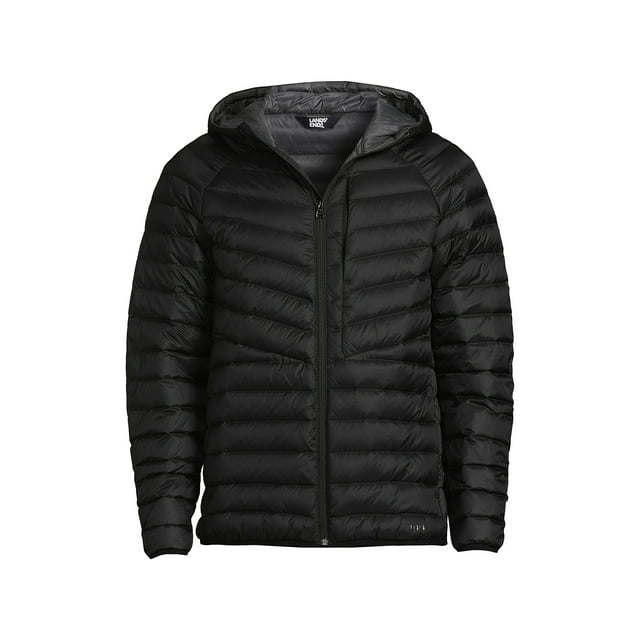 Lands' End Men's Wanderweight Ultralight Packable Hooded Down Jacket