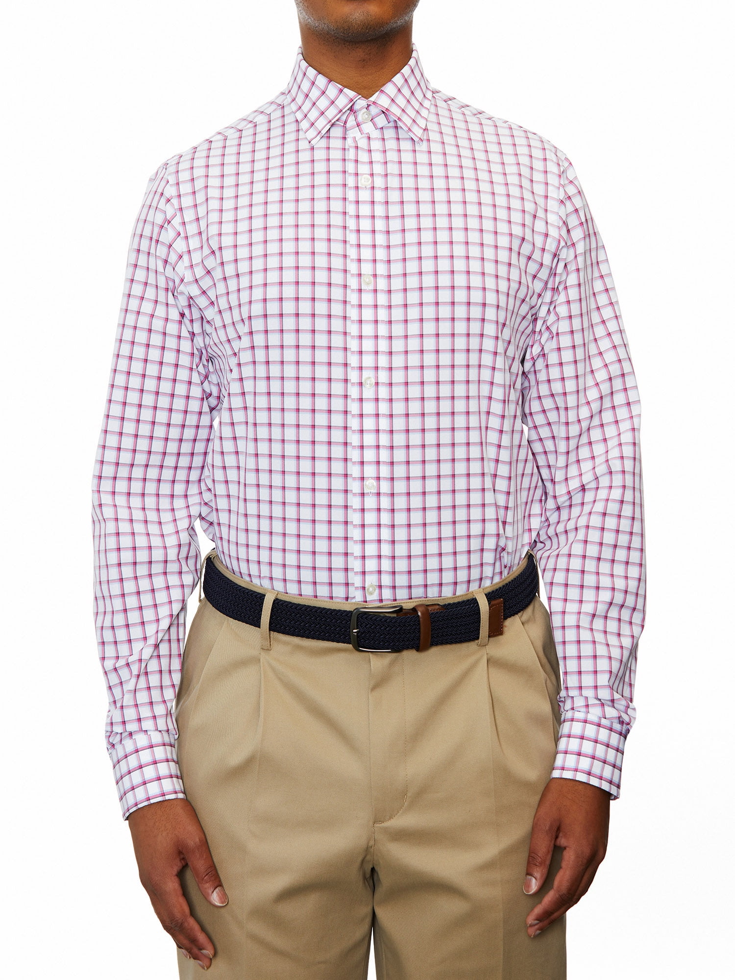 landsend dress shirts School Uniform Men's Tailored Fit Long Sleeve Buttondown Oxford Dress Shirt