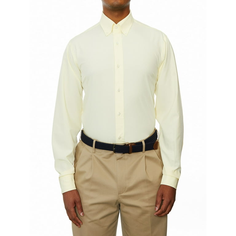 walmart yellow dress shirt