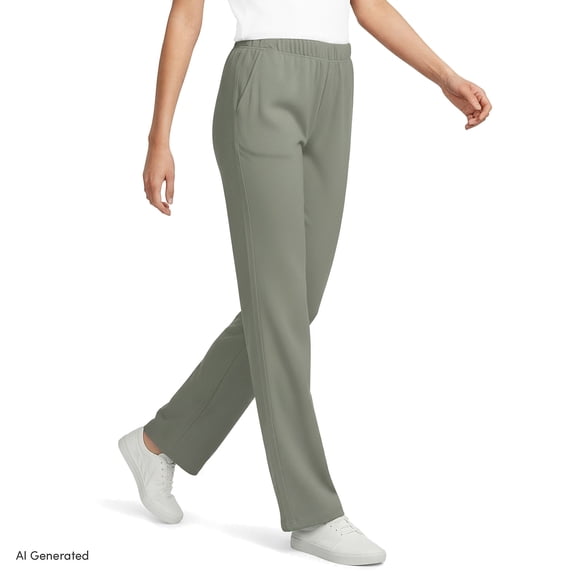 Lands' End Petite Sport Knit High Rise Pants