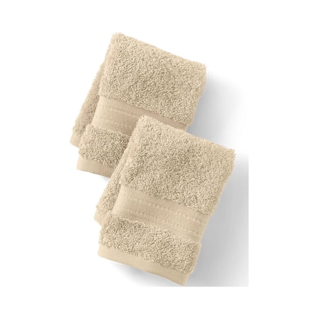 Lands' End Premium Supima Cotton 2-Piece Washcloth Set