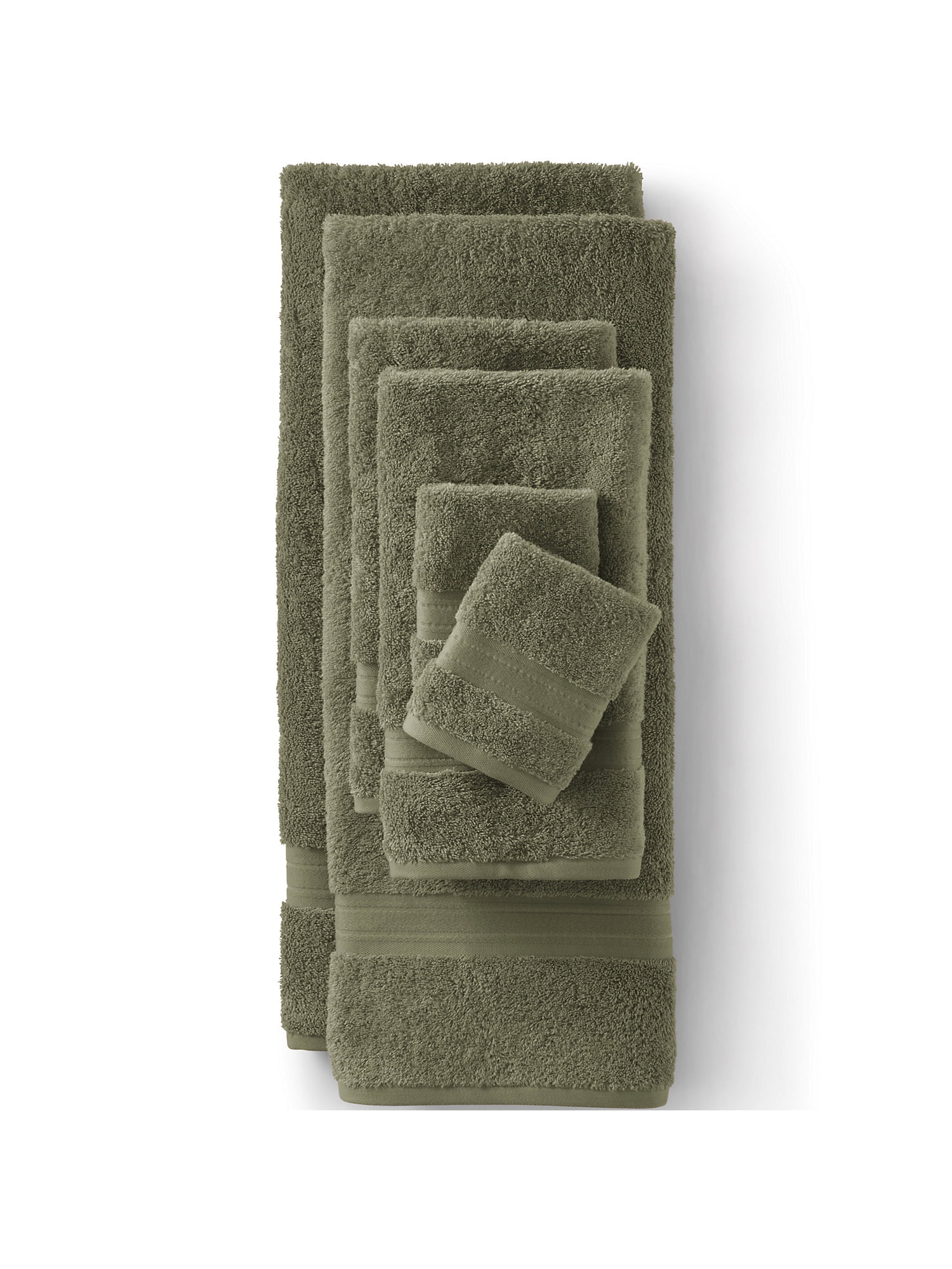 Lands End Premium Supima Cotton 6 Piece Bath Towel Set Walmart