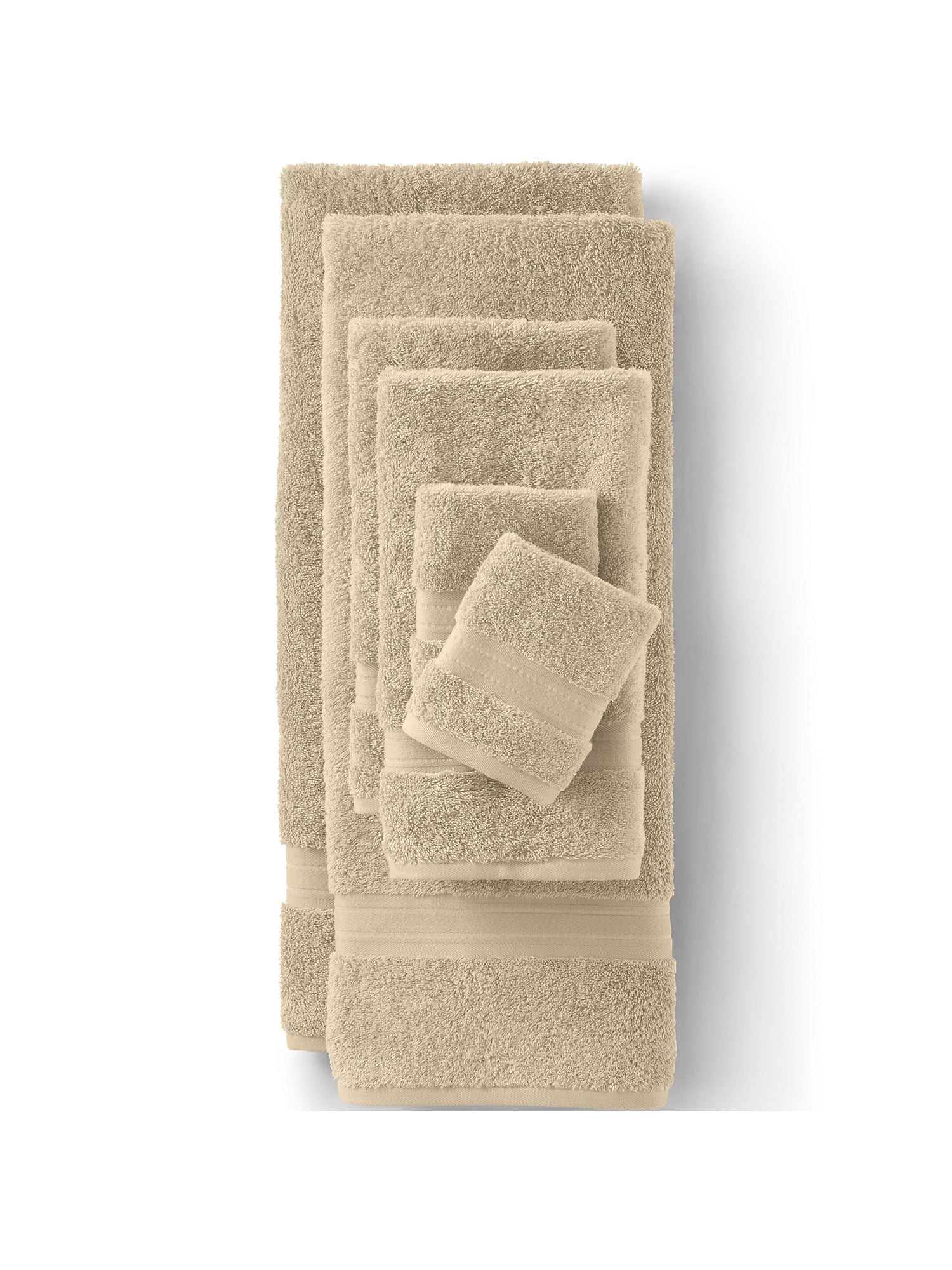 Lands' End Premium Supima Cotton 6Piece Bath Towel Set
