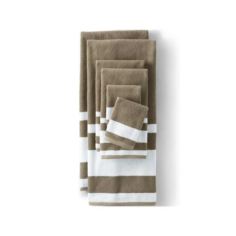 Lands End Premium Supima Cotton Stripe Hand Towel Walmart