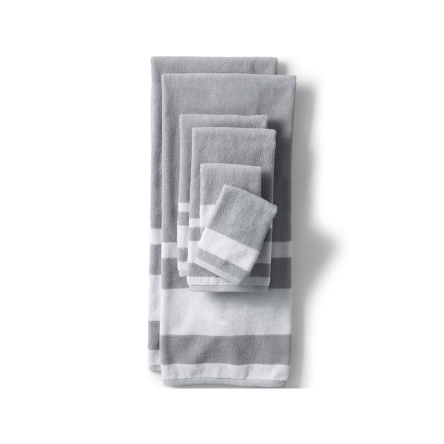 Lands' End Premium Supima Cotton Stripe Hand Towel