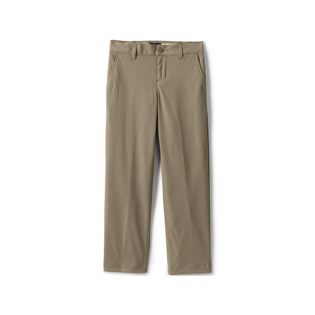 Lands' End School Uniform Boys Iron Knee Active Chino Pants - Walmart.com