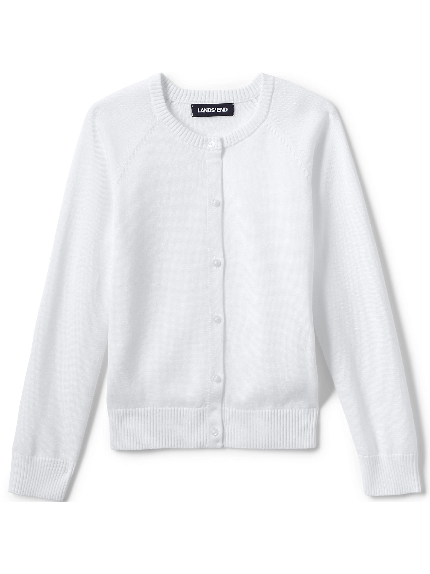 Lands end hotsell white cardigan