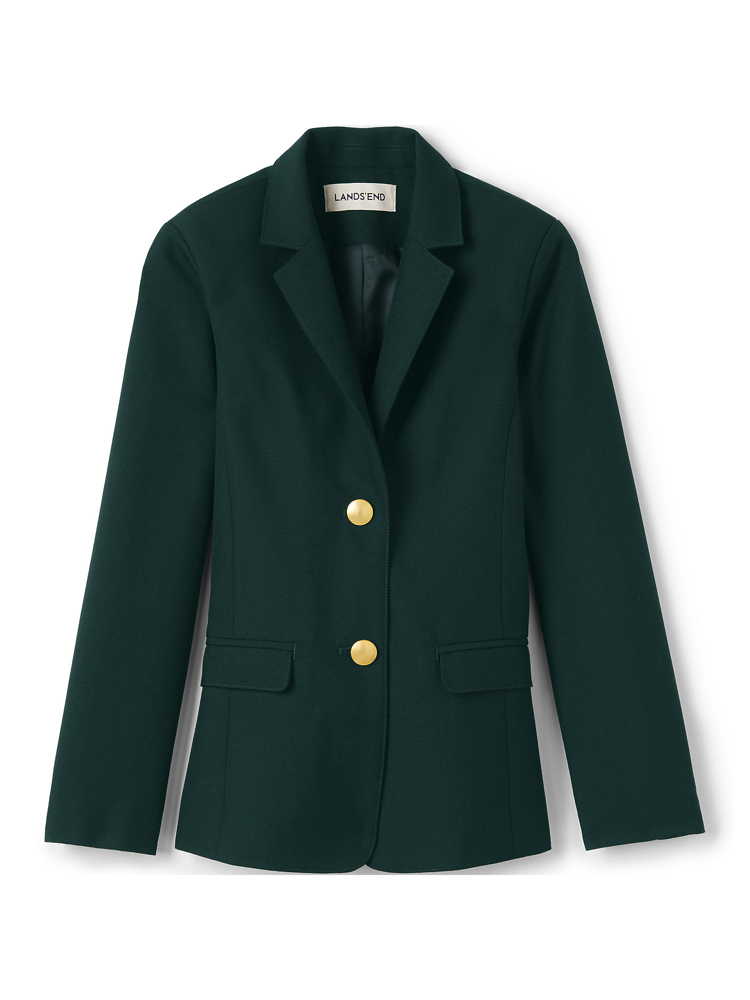Lands' End School Uniform Girls Hopsack Blazer