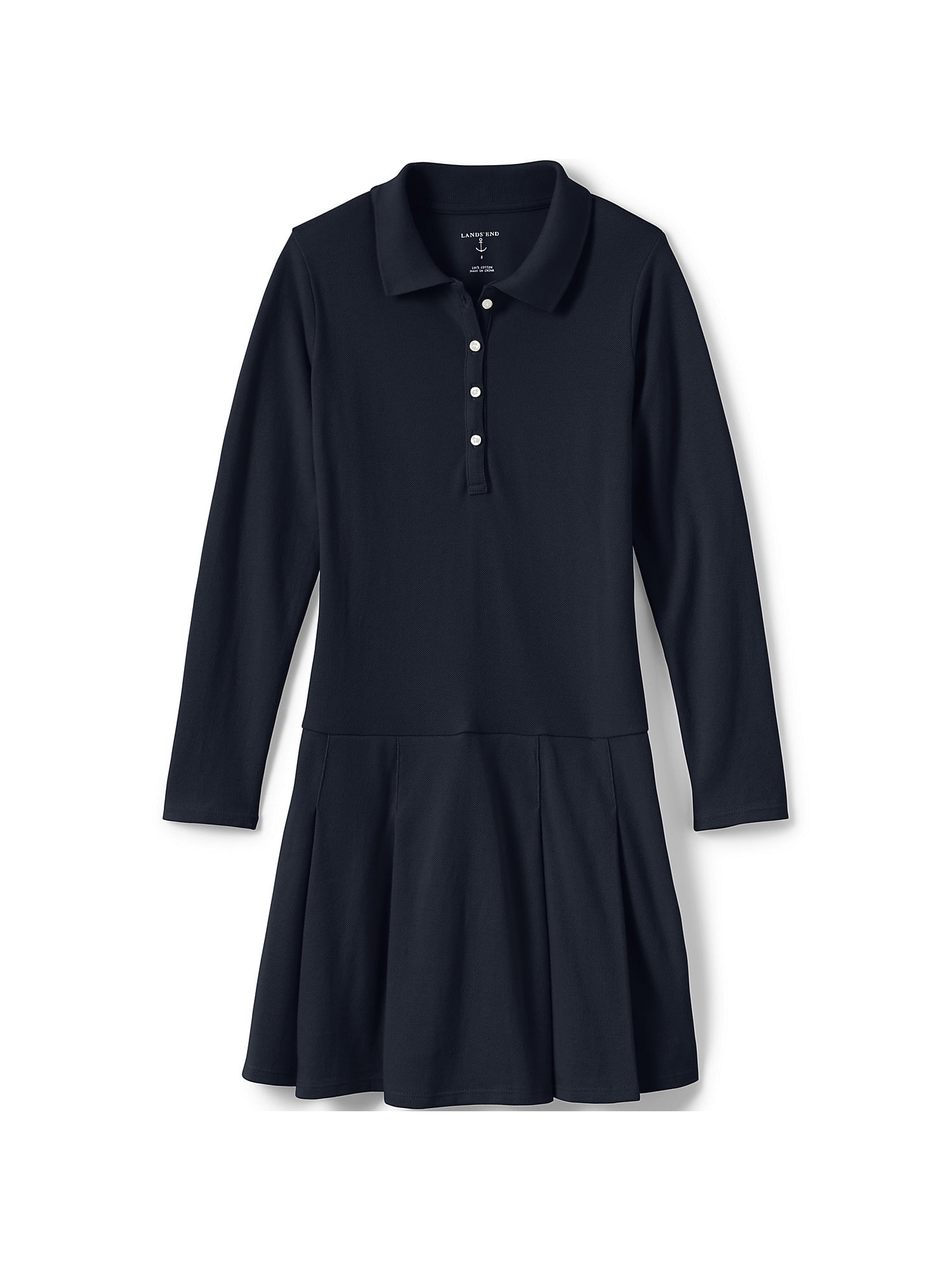 Girls long sleeve polo dress hotsell
