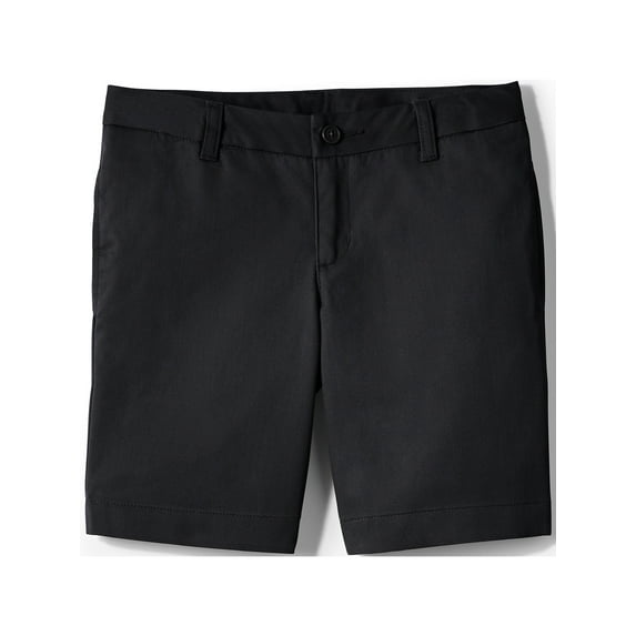 Lands' End School Uniform Girls Plain Front Blend Chino Shorts