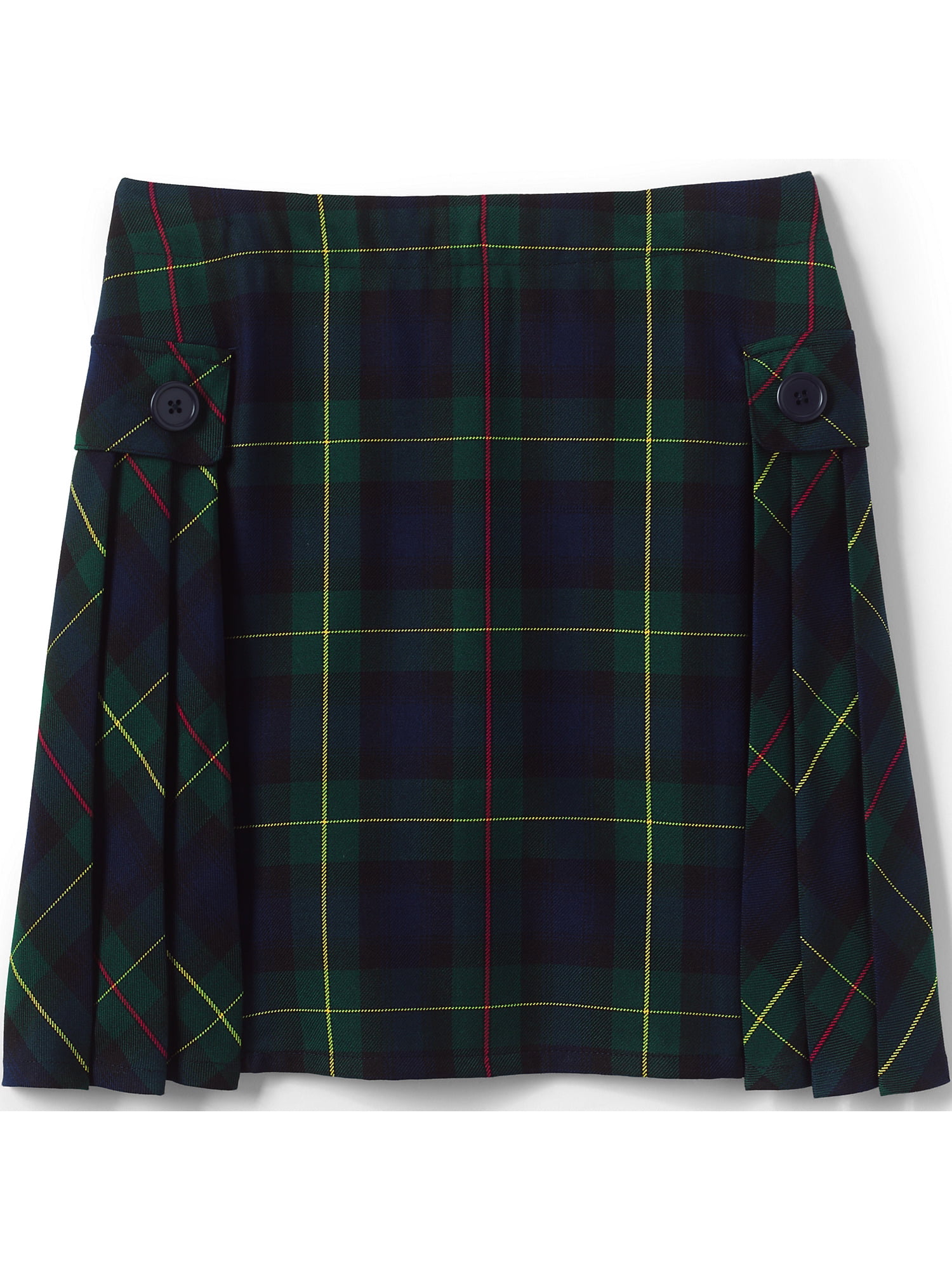 Lands' End Girls Ponte Pleat Jumper Black Lands' End Girls Ponte