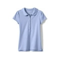 thumbnail image 1 of Lands' End School Uniform Girls Short Sleeve Peter Pan Collar Polo Shirt, 1 of 3