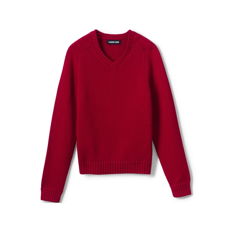 Lands end red sweater online