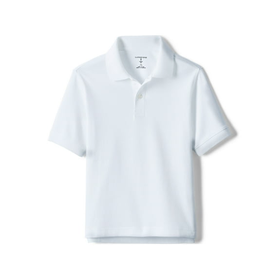 Lands' End School Uniform Kids Short Sleeve Interlock Polo Shirt