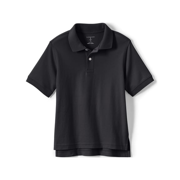 Lands' End School Uniform Kids Short Sleeve Interlock Polo Shirt