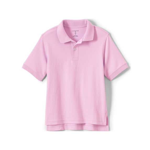Lands' End School Uniform Kids Short Sleeve Interlock Polo Shirt