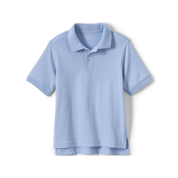 Lands' End School Uniform Kids Short Sleeve Interlock Polo Shirt