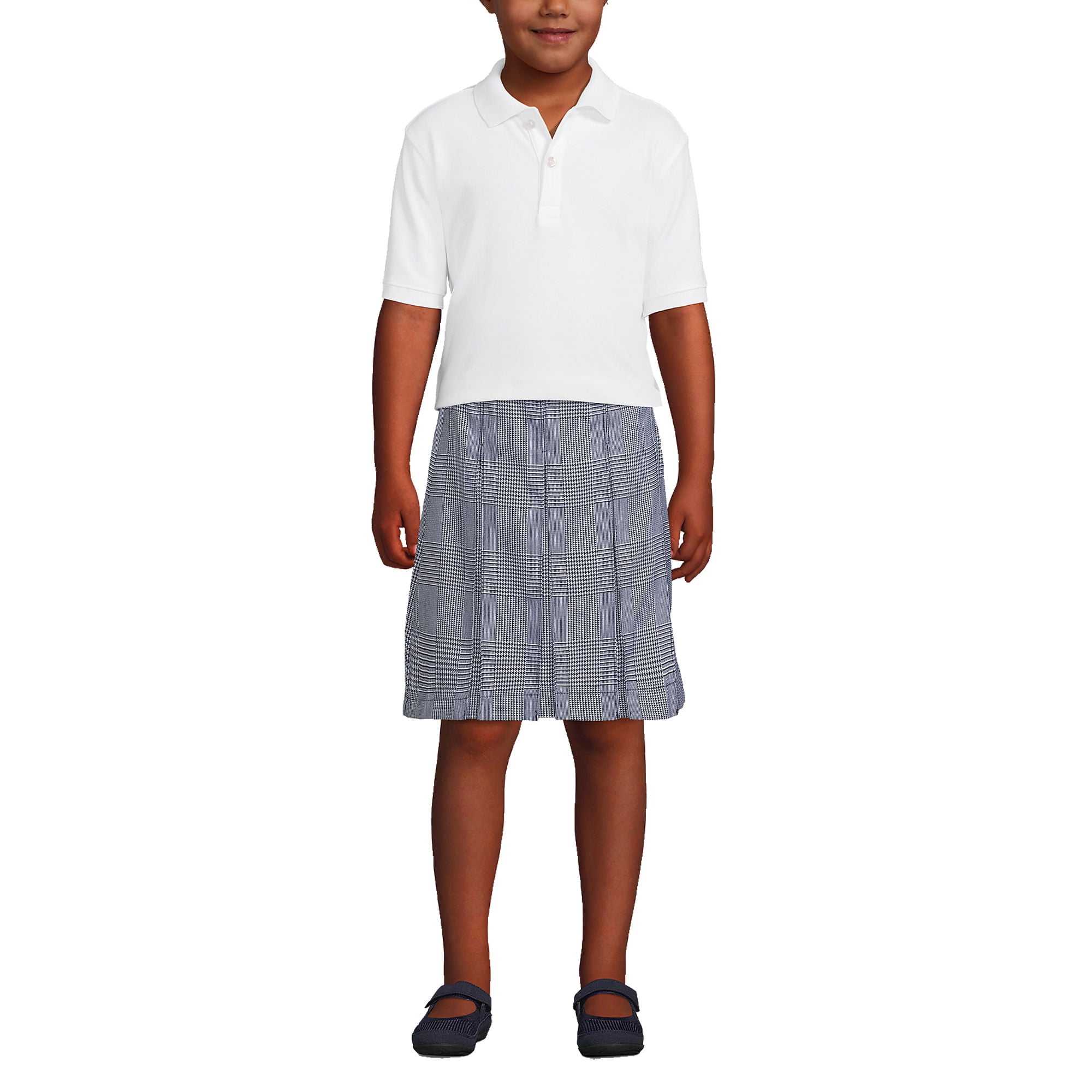 Lands' End Kids School Uniform Polo 100 Cotton Comfort That Lasts