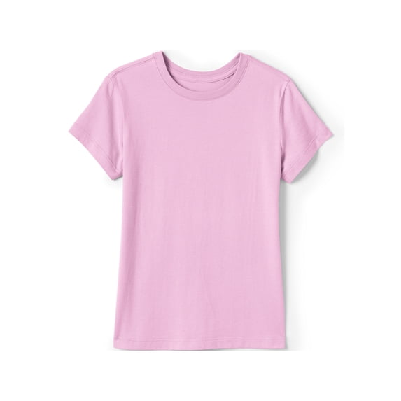 Lands' End School Uniform Little Girls Short Sleeve Essential T-shirt