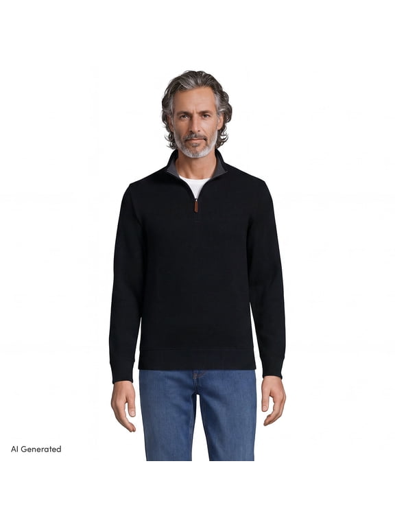 Men's Bedford Rib Quarter Zip Sweater