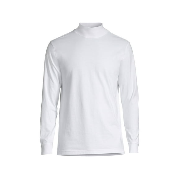 Lands' End School Uniform Men's Big Super-T Mock Turtleneck