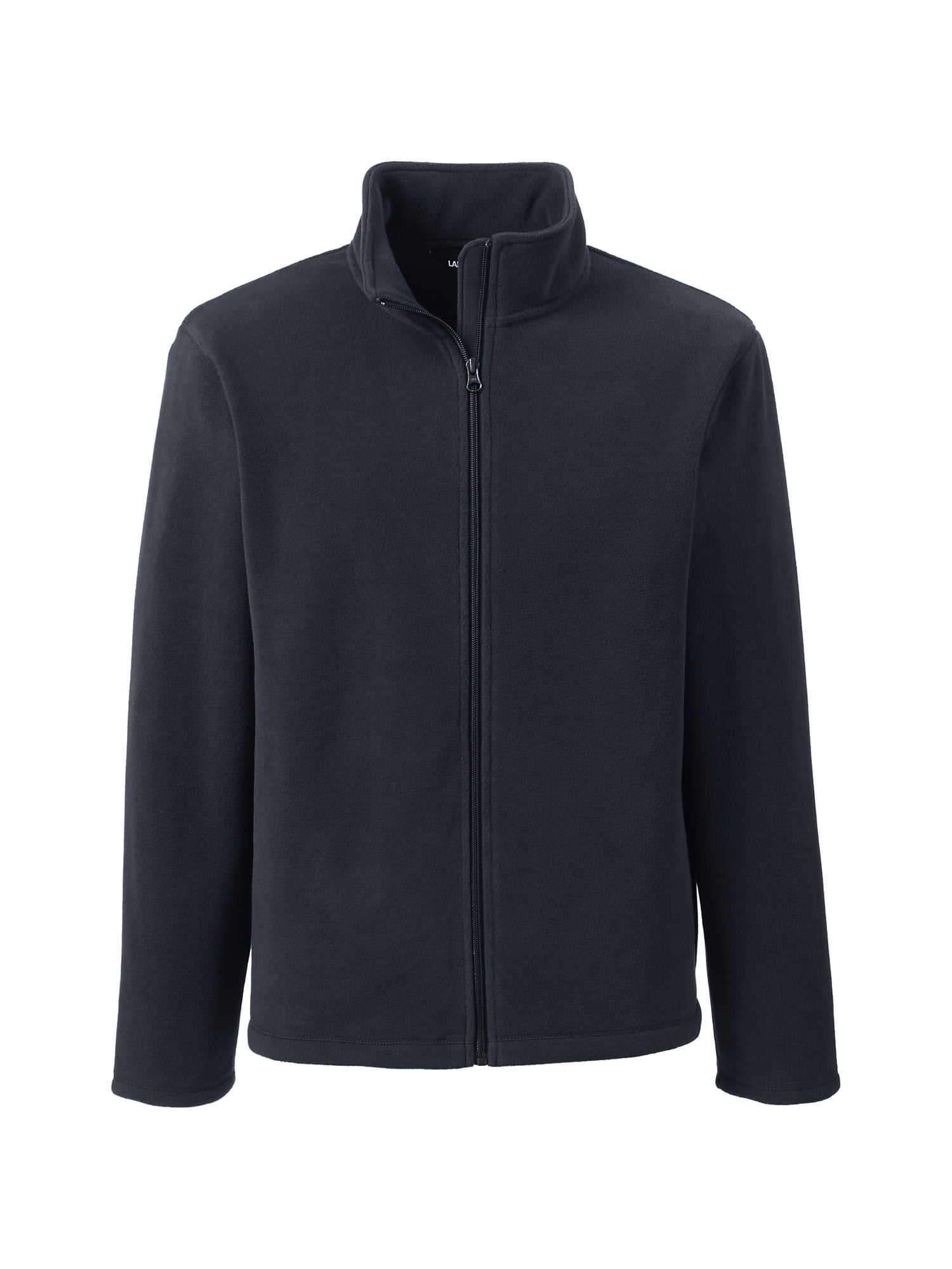 Lands End School Uniform Men s Full Zip Mid Weight Fleece Jacket Walmart