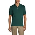 thumbnail image 1 of Lands' End Essentials Men's Long Sleeve All Day Comfort Polo Shirt - 100% Cotton Won't Shrink Pill Fade, 1 of 3