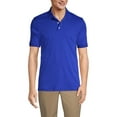 thumbnail image 1 of Lands' End Essentials Men's Long Sleeve All Day Comfort Polo Shirt - 100% Cotton Won't Shrink Pill Fade, 1 of 3