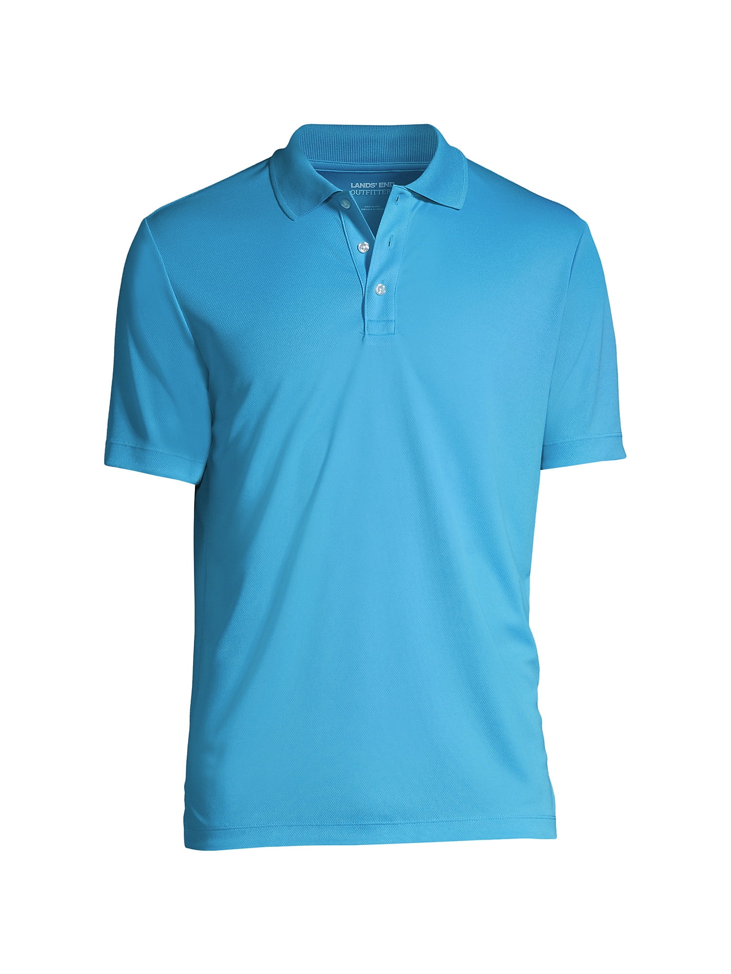 Lands End School Uniform Men s Short Sleeve Solid Active Polo Shirt Walmart
