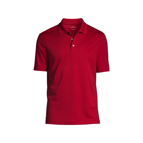 Lands' End School Uniform Men's Tall Short Sleeve Solid Active Polo