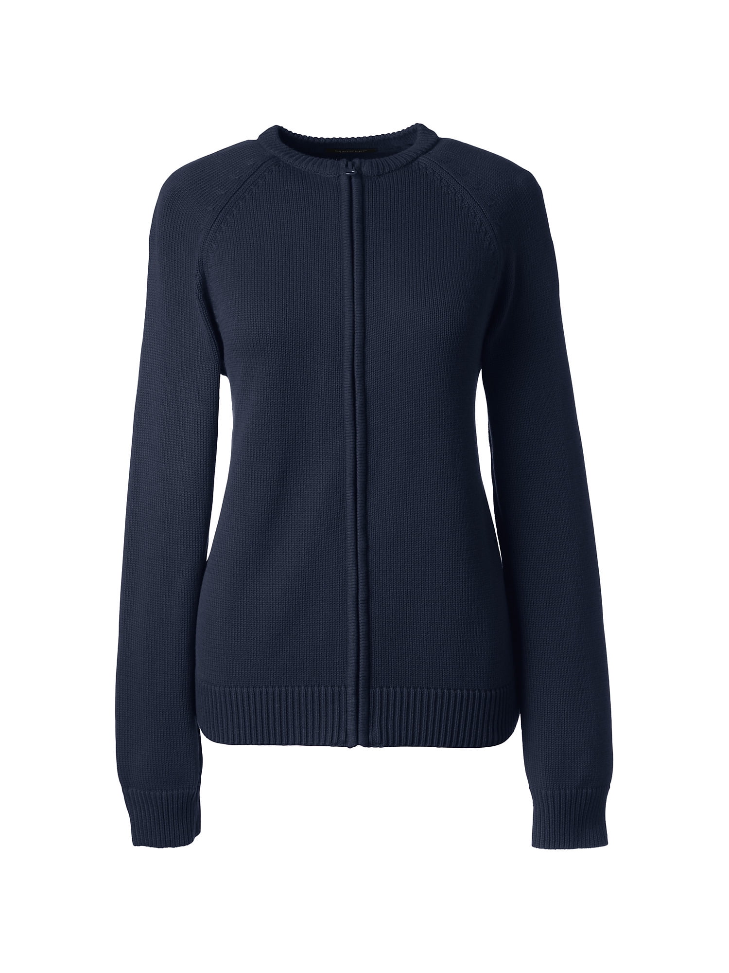 Lands end navy cardigan hot sale
